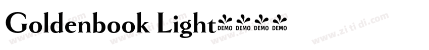 Goldenbook Light字体转换